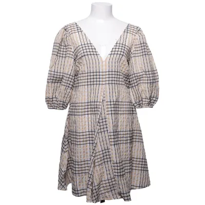 Klänning (Beige, Svart, Vit) från Ganni