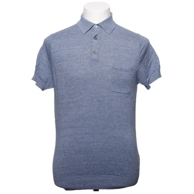 Pikétröja (Blå) från Suitsupply Bomull, Linne