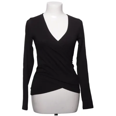 Wickelbluse (Schwarz) von Bondelid Baumwolle, Elasthan