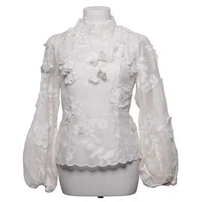 Blouse (White) from Zimmermann Linen, Silk
