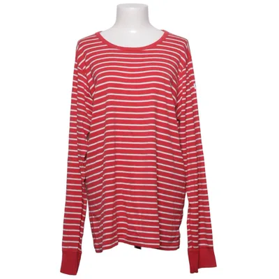 T-shirt à manches longues (Rouge, Blanc) de Polarn O. Pyret Coton biologique