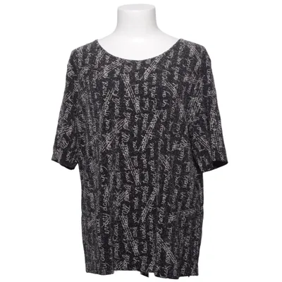 Top (Zwart, Wit) van Vera Condotti Elastaan, Metallvezel, Nylon