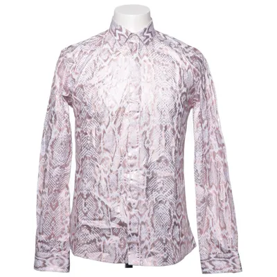 Shirt (Pink, White) from Twisted Tailor Cotton