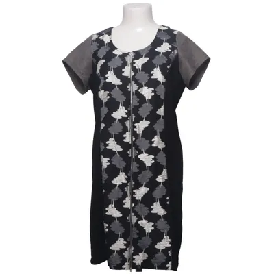 Dress (Black, White, Gray) from Pardon Cotton, Polyester, Viscose