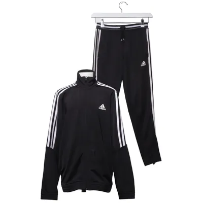 Sportssæt (Sort, Hvid) fra Adidas Genanvendt polyester