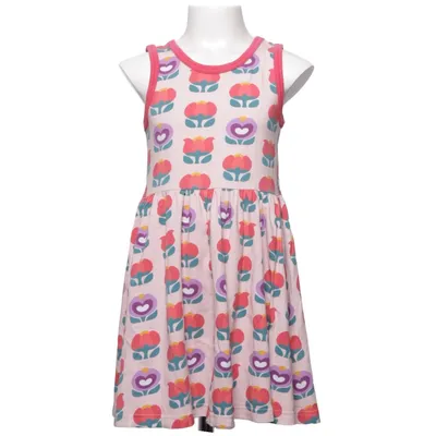 Robe (Rose, Multicolore) de Maxomorra Coton, Élasthane