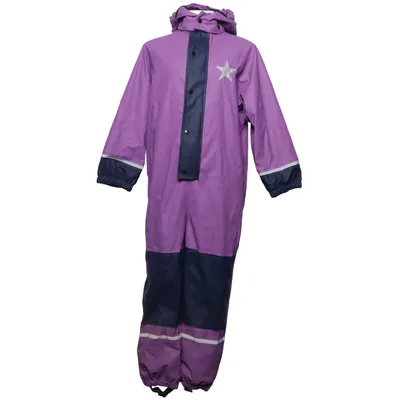 Combinaison blouse (Violet, Bleu) de Actionwear Polyester, Polyuréthane