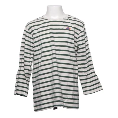 T-shirt à manches longues (Vert, Beige) de Knowledge Cotton Apparel Coton biologique