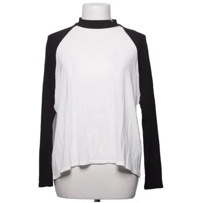 Baseball Hemd (Schwarz, Weiß) von Nasty Gal Elasthan, Viskose
