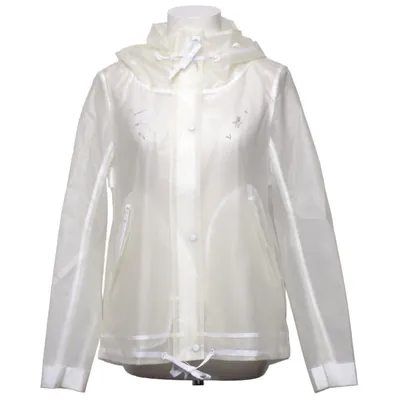 Regenjacke (Weiß) von Zara Basic Outerwear Polyurethan