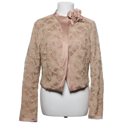 Kavaj (Beige) från Young Couture by Barbara Schwarzer Bomull, Elastan, Polyamid, Polyester