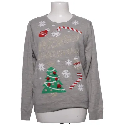 Kersttrui (Grijs, Meerkleurig) van A.M.London Acryl, Metallvezel, Polyester