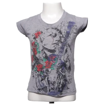 T-shirt (Gray, Multicolored) from Temple Cotton