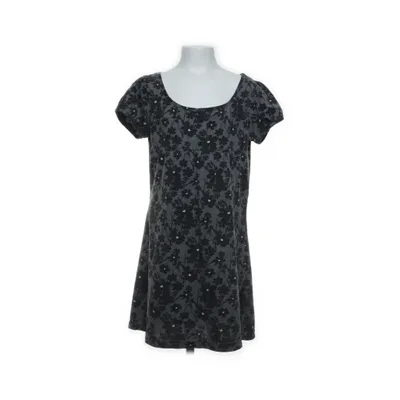 Dress (Gray, Black) from H&M Young Cotton, Polyester