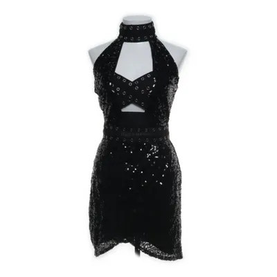 Cocktailjurk (Zwart, Zilver) van Boohoo Polyester