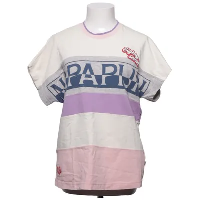 T-shirt (Blanc, Rose, Violet) de Napapijri Coton, Polyester