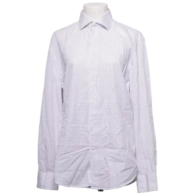 Chemise (Blanc, Violet) de Gagliardi Coton