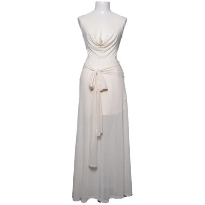 Robe dos-nu (Beige) de Shein Élasthane, Polyester