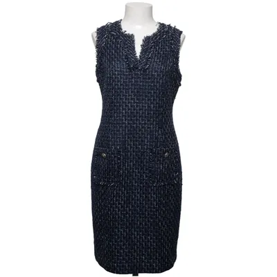 Klänning (Blå, Vit) från Karl Lagerfeld Akryl, Bomull, Polyester