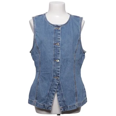 Spijker gilet (Blauw) van Perfect Jeans Gina Tricot Katoen, Elastaan