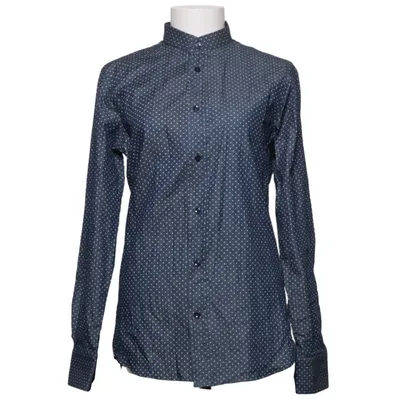 Shirt (Blue, White) from Montecarlo Cotton, Elastane