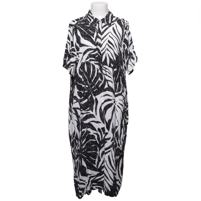 Shirt dress (Black, White) from Yesta Viscose