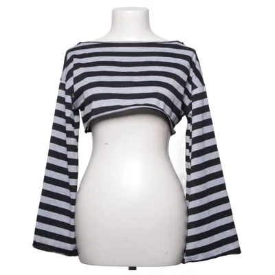 Crop Top (Schwarz, Grau) von Romwe Polyester