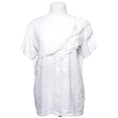 Top (Wit) van Creme Fraiche Katoen, Elastaan