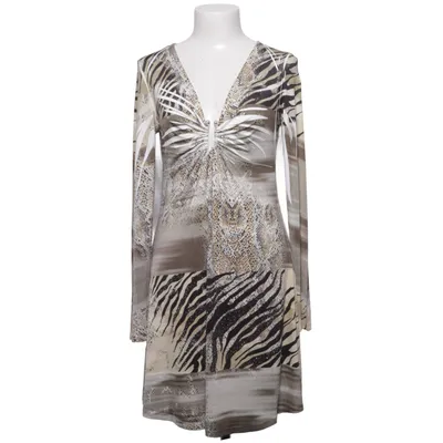 Jurk (Beige, Zwart, Meerkleurig) van Soho Elastaan, Polyester