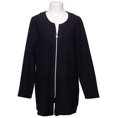 Coat (Blue) from Gina Laura Collection Acrylic, Cotton, Polyester