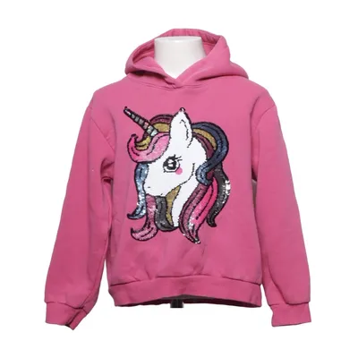Huvtröja (Rosa, Flerfärgad) från H&M Kids Bomull, Polyester