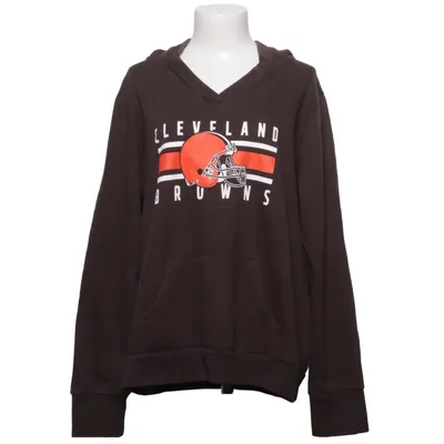 Sweat à capuche (Marron, Orange, Blanc) de Majestic Coton, Polyester