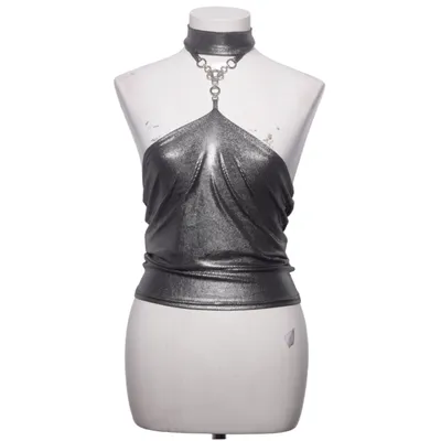 Halterneck top (Reuvens 2) fra Sinéquanone Acetat, Elastan