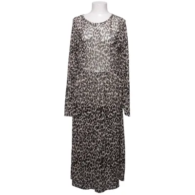 Dress (Beige, Black) from Lindex Elastane, Polyester