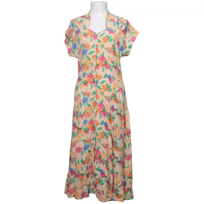 Robe (Beige, Multicolore) de Elinette Design Viscose