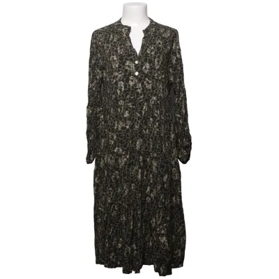 Robe (Vert, Noir, Or) de Josei Viscose