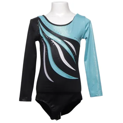Justaucorps de gymnastique (Noir, Bleu, Blanc, Multicolore)