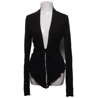 Cardigan cache-cœur (Noir) de Donna by Hallhuber Élasthane, Viscose