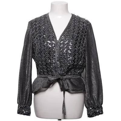 Blouse (Gris, Multicolore) de Lucie Linden Fibre métallique, Polyester