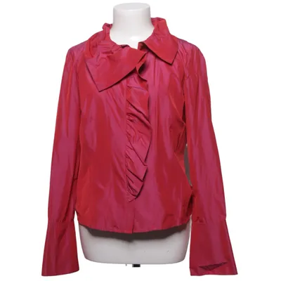 Blouse portefeuille (Rouge) de Caractère Polyester