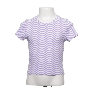 T-shirt (Hvid, Lilla) fra Blue Effect
