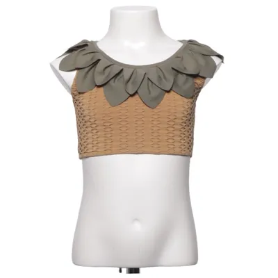 Haut de bikini (Beige, Vert) de Konges Sløjd Élasthane, Polyamide, Polyester
