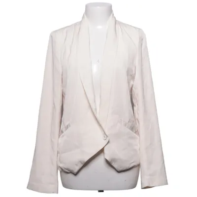 Blazer (Beige) from Zoul Denim Polyester
