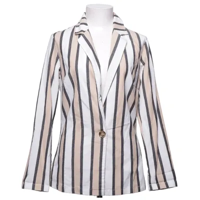 Blazer (White, Black, Beige) from Be Yourself Cotton, Polyester
