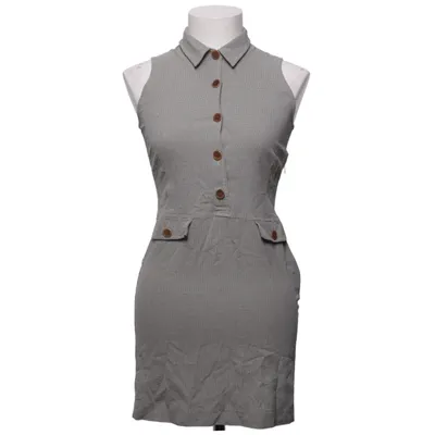 Shirt dress (Gray) from Gigue Cotton, Viscose