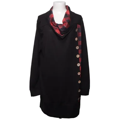 Pull-over (Noir, Rouge) de Rosegal Coton, Polyester