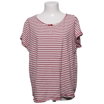 T-shirt (Rød, Hvid) fra ICA I Love Eco Bomuld, Elastan