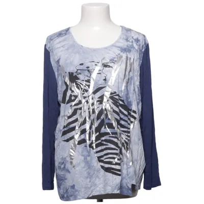 Long sleeve T-shirt (Blue, White, Multicolored) from Al Paradise Elastane, Viscose