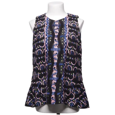 Tanktop  (Sort, Blå, Pink, Flerfarvet) fra Peter Pilotto Silke, Viscose