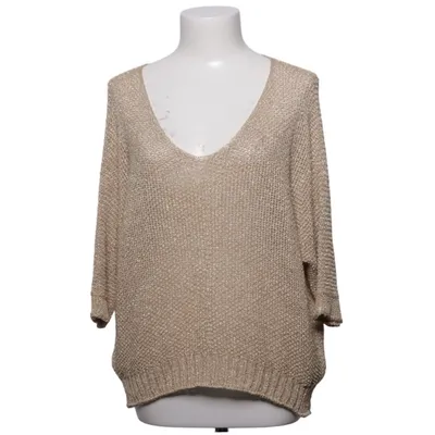 Sweater (Beige) from Marta Metallic fiber, Viscose